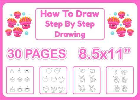 draw step  step drawing vol  graphic  design zone