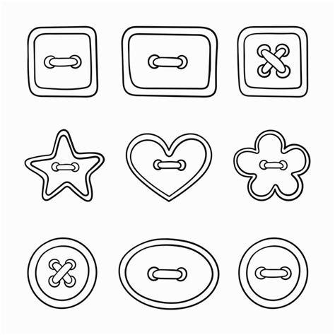button clipart black white images    freepik