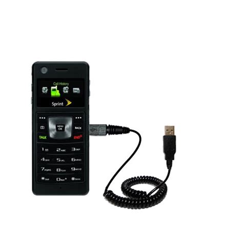 Coiled Power Hot Sync USB Cable Suitable For The Samsung M With Both Data And Charge Features