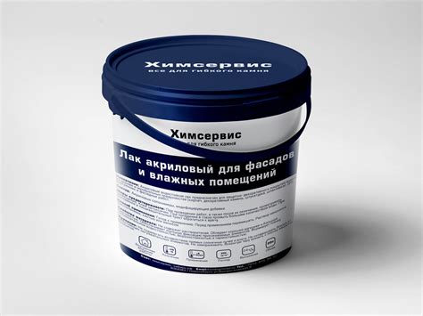 Лак акриловый водостойкий для фасадов и влажных помещений