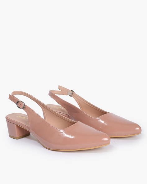 Buy Nude Heeled Shoes For Women By Outryt By AZORTE Online Ajio