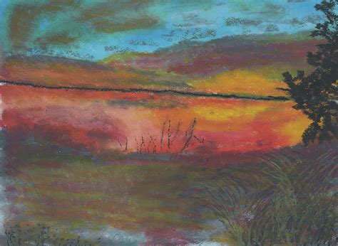 Sunset Painting By Anthony Giammarino Fine Art America