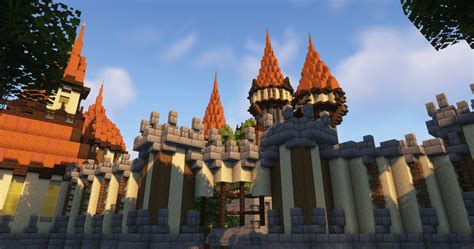 Finished Castle build (Feedback welcome) : r/Minecraftbuilds