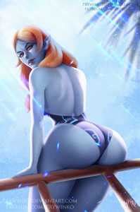 THICC Dark Elf Olga Discordia Artist DandonFuga Kuroinu Hentai Arena