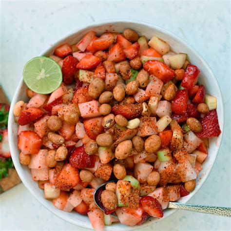 Strawberry Jicama Salad California Strawberry Commission