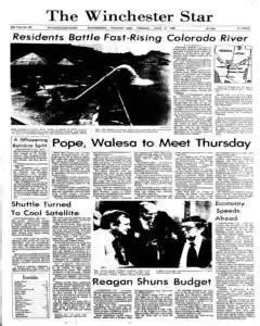 Winchester Star Newspaper Archives, Jun 21, 1983, p. 1