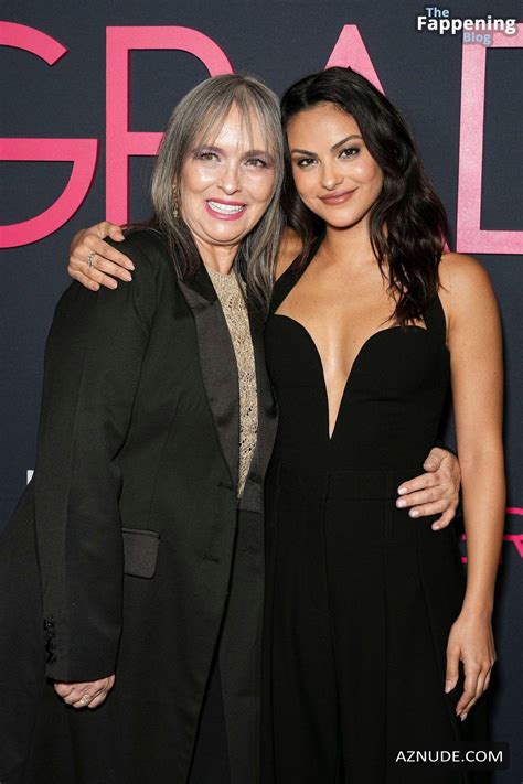 Camila Mendes Flaunts Her Hot Cleavage In A Stunning Black Dress At The Upgraded Premiere In New