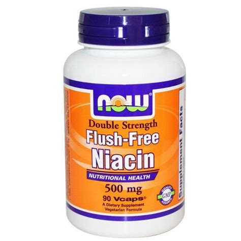 Niacina 500mg 90 cápsulas vegetais Now Foods Vitamina B MASmusculo