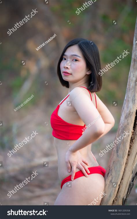 Portrait Asian Sexy Woman Wear Bikini Stock Photo 1801209358 Shutterstock