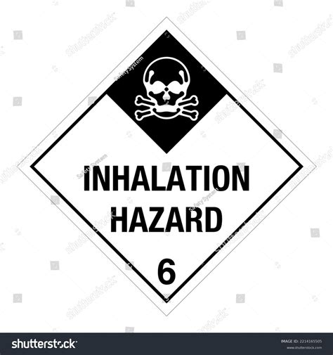 Hazardous Materials Hazmat Warning Labeling Placarding Stock Vector ...