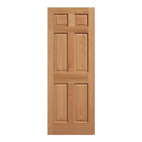 ReliaBilt 32 In X 80 In Unfinished Wood Pine Pre Hung Door In The