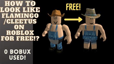 How To Look Like Cleetusflamingo 🦩 On Roblox For Free Roblox Avatar