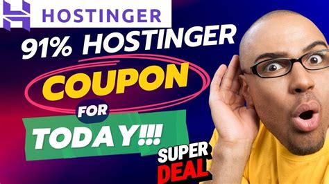 Hostinger Coupon Codes 2024 TODAY With Amazing Discount Code 91