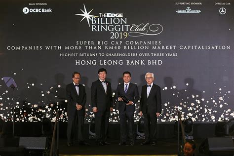 Winners The Edge Billion Ringgit Club 2019