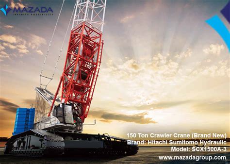 Hitachi Sumitomo Hydraulic Ton Crawler Crane Mazada Consortium Ltd