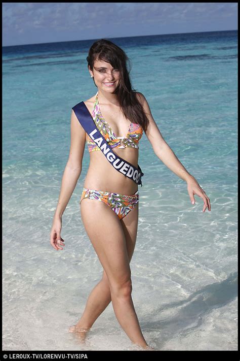 Beauty And Secret Miss France Contestants In Bikini Photoshoot