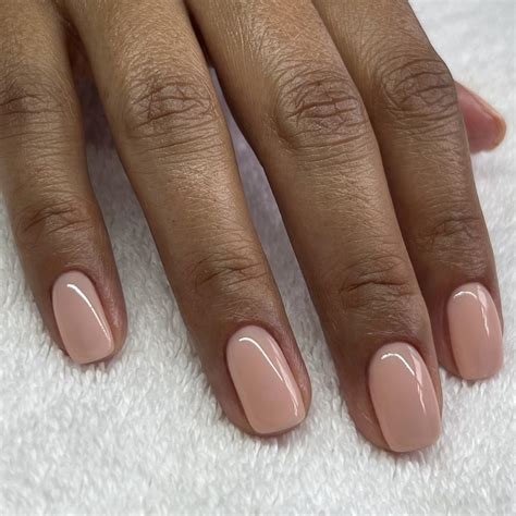 Amazon Nude Press On Nails Short Medium Square Glue On Nails Set