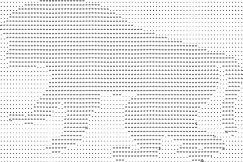 Baboon Ascii Art Svg Eps Graphic By Mappingz Creative Fabrica