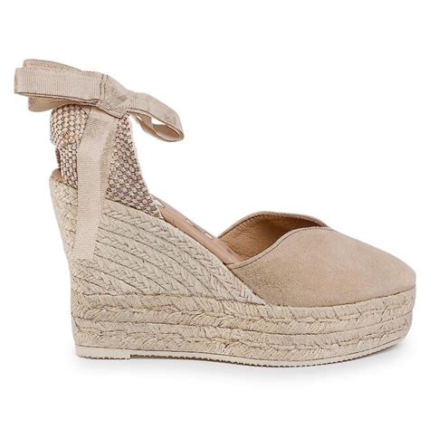 Espadrilles Manebi Heart Shape Wedges M 1 1 WH Champagne Beige Eschuhe De