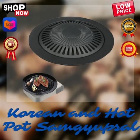 Korean And Hot Pot Samgyupsal Hot Pot Griller Hot Pot Plate Barbeque Hot Pot Grill In Hot