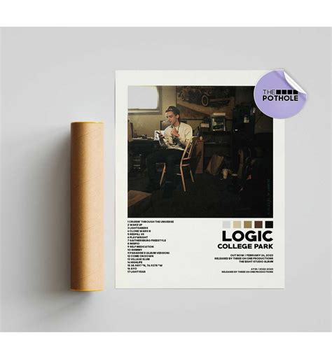logic posters college park poster tracklist poster inspire uplift