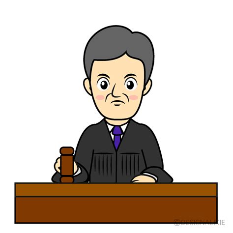 裁判官イラストのフリー素材｜イラストイメージ