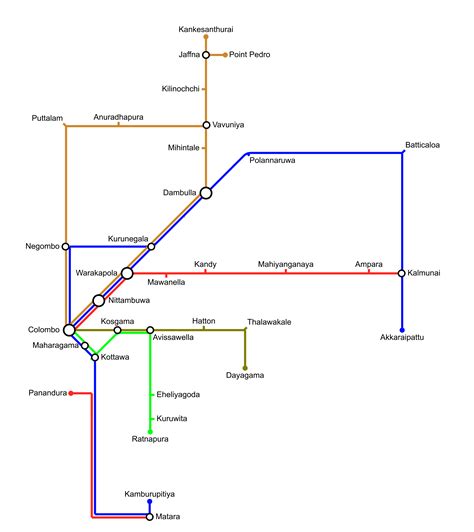 Sri Lanka Bus Routes Map - New York City Map