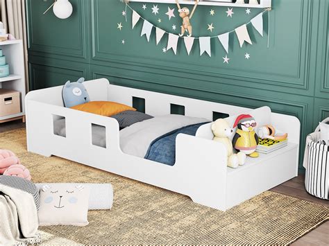 Modelo De Cama Para Criança - Cama Infantil de Criança Montessoriana Manu com Colchão | MadeiraMadeira