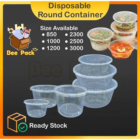 disposable plastic food  container plastic food box bekas
