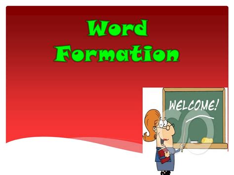 Ppt Word Formation Powerpoint Presentation Free Download Id9174657
