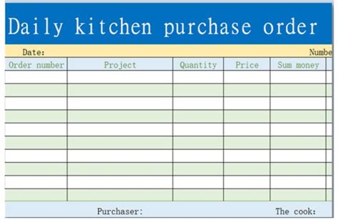 Purchase Order Po Excel Template Auto Number Wps Office Academy