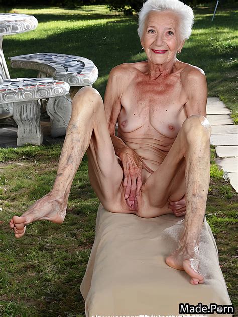 Porn Image Of Caucasian Nude Tall Spreading Legs Woman Skinny Sitting Created By AI