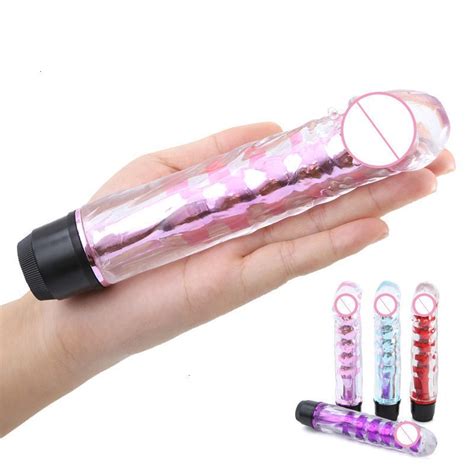 Jelly Dildo Vagina Vibrator Powerful G Spot Anal Vibrating Massager Clitoris Bullet Vibrators
