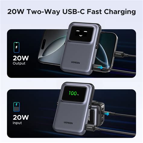 UGREEN Uno Magnetic Wireless Power Bank 10000mAh 7.5W | UGREEN EU