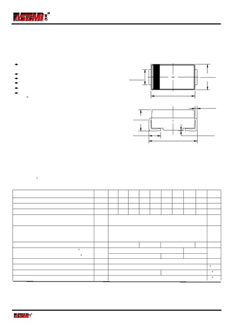 SS54 datasheet(1/2 Pages) ASEMI | plug-in ultra-fast recovery diode