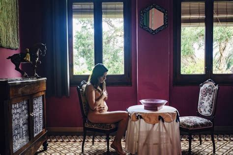 Premium Photo Naked Woman Sitting In Living Room At Home