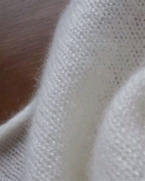 Тонкий кашемировый шарф-палантин в молочном цвете – заказать на Ярмарке ...