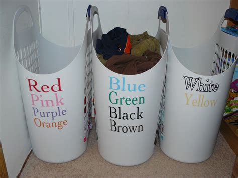How To Separate Laundry By Color Tcworksorg