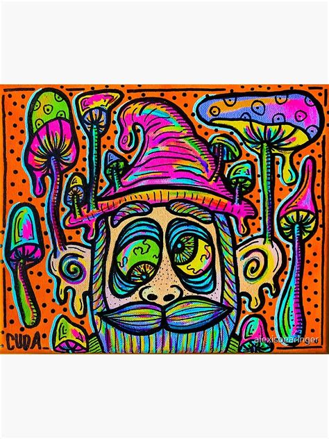 Trippy Gnome Poster By Alexisbearinger Redbubble