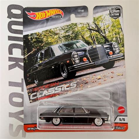 玩具快克 HOT WHEELS 風火輪 汽車文化 精裝 膠胎 賓士 Benz 280 sel 4 5 初版 蝦皮購物
