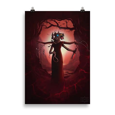 Hekate Brimo Wrathful Form Of Hekate Poster Etsy