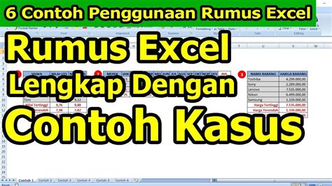 Rumus Excel Lengkap 100 Rumus Excel Lengkap Yang Sering Digunakan Dan