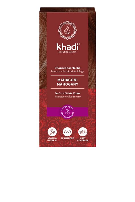khadi Naturprodukte khadi Pflanzenhaarfarbe Mahagoni 100g online kaufen