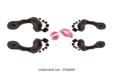 Lesbian Kissing Feet Images Stock Photos And Vectors Shutterstock