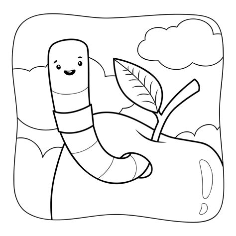 Earthworms Coloring Page Download Print Or Color Online For Free