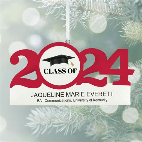 Personalized Graduation Christmas Ornament Personalized Christmas