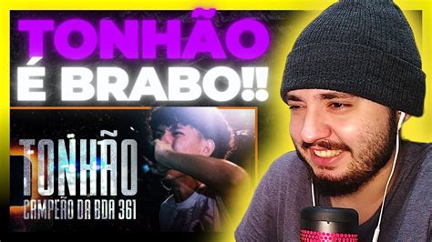 MELHORES RIMAS DO TONHÃO CAMPEÃO DA 361ª BATALHA DA ALDEIA REACT