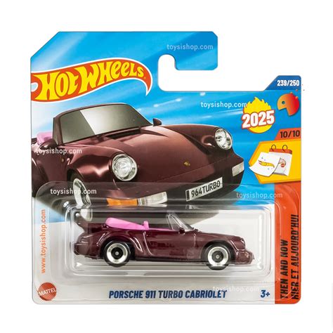 Hot Wheels Tekli Arabalar Porsche 911 Turbo Cabriolet Then And Now Serisi Tekli Araba 1 64