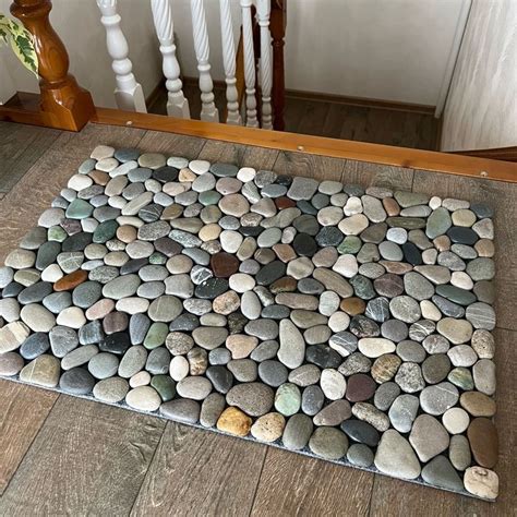 Коврик из морской гальки в интернет-магазине на Ярмарке Мастеров ...