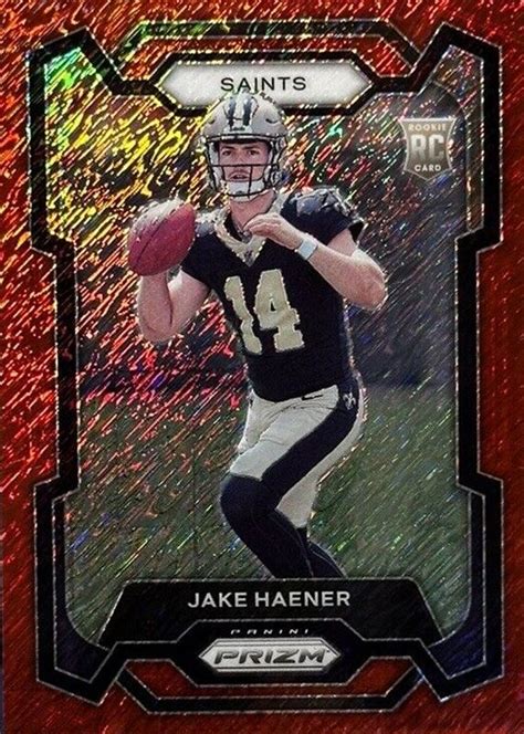 Jake Haener 2023 Prizm Rookie Autographs Green Scope 374 Price Guide